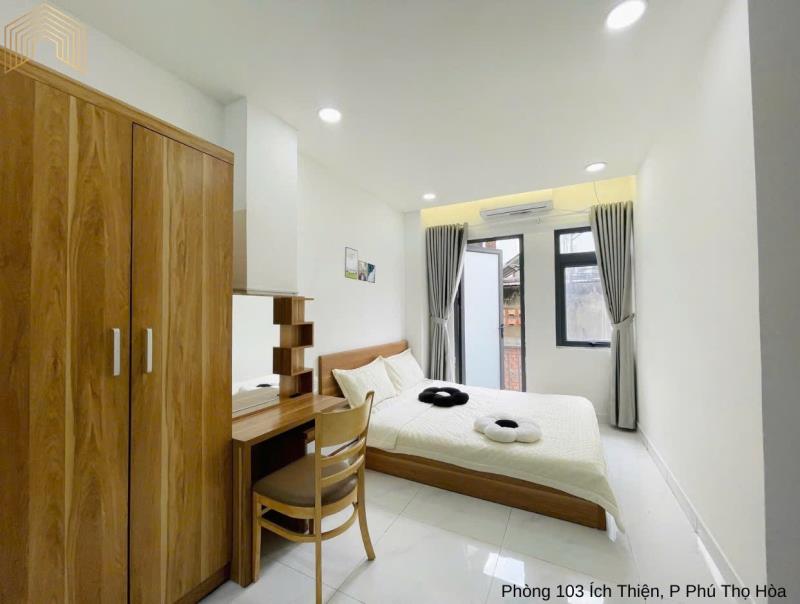Cho thuê căn hộ khu vực tân phú - studio bancol full nội thất - 0926051663 - 2