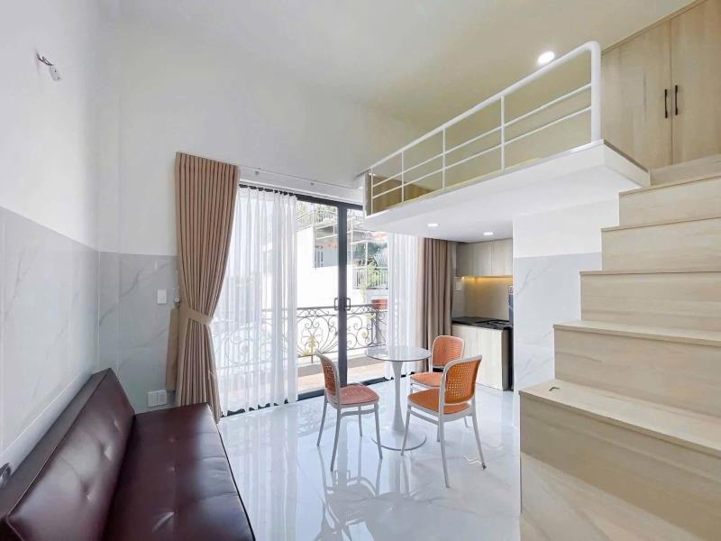 Cho thuê duplex ban công, máy lạnh gần đh văn hiến - 0886748893