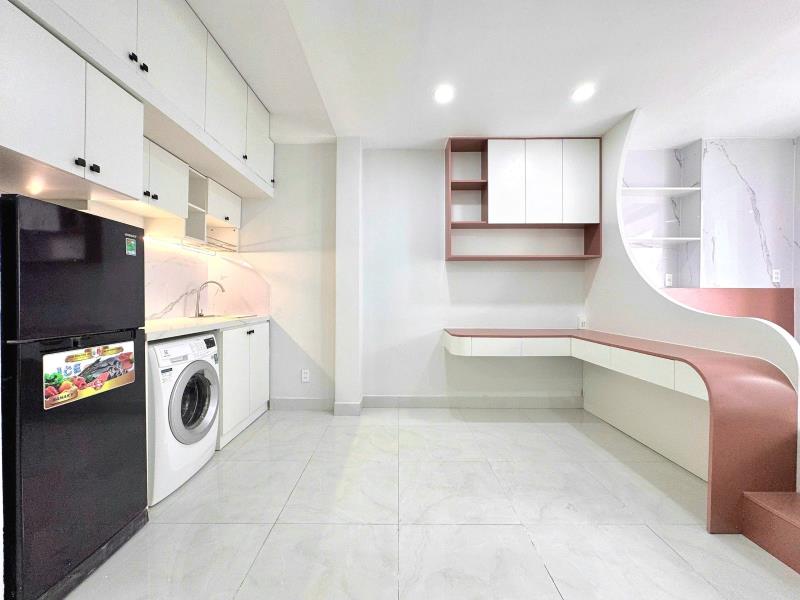 Căn hộ cho thuê cửa sổ lớn, máy giặt riêng tại xô viết nghệ tĩnh, gần hàng xanh & đại học hutech - 4