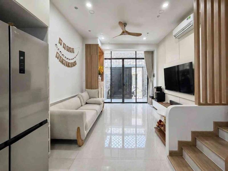 Bán nhà mới 2 tầng lê văn thọ sổ hồng riêng 60m2 - 3