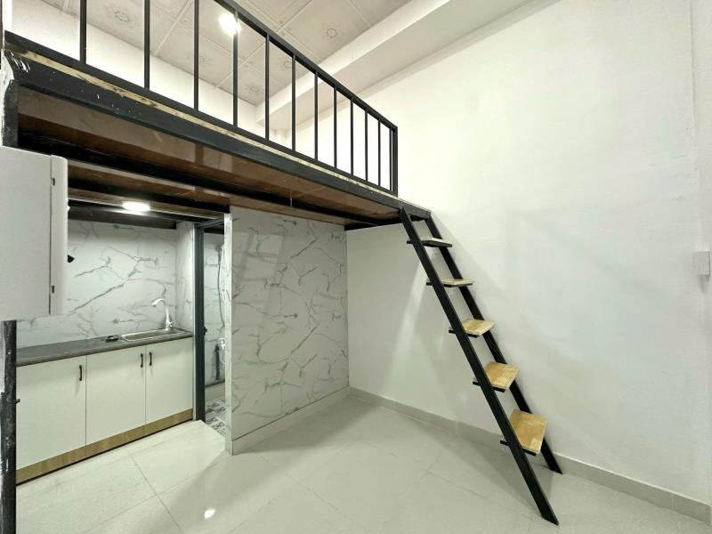 Duplex gác cao sinh viên 2k8 - ở 4 người 4 xe - tân bình , cầu vượt hoàng hoa thám , cộng hoà - 3