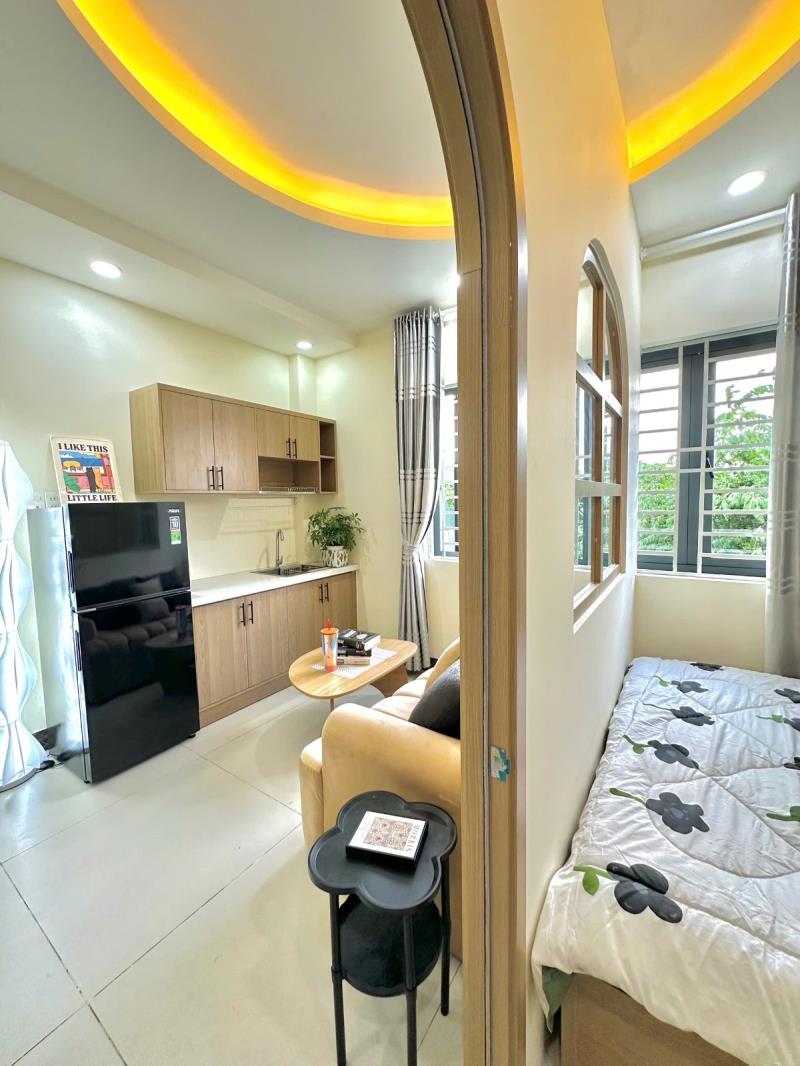 Căn hộ 1 phòng ngủ tách bếp, cửa sổ lớn tại nguyễn xí, gần landmark 81, phạm văn đồng & đại học hutech - 3