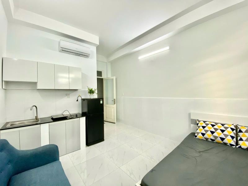 Căn hộ 1 phòng ngủ cửa sổ lớn, thang máy tại nơ trang long, gần phạm văn đồng, đại học văn lang cs3 - 4