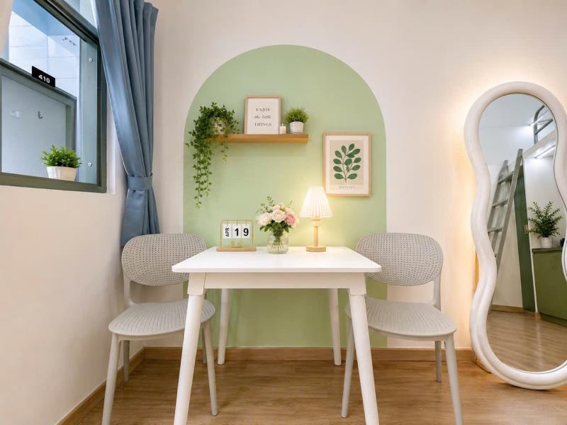 Cho thuê căn hộ duplex full nội thất decor siêu xinh mới 100% gần ute, hutech, uef- võ oanh, bình thạnh - 2