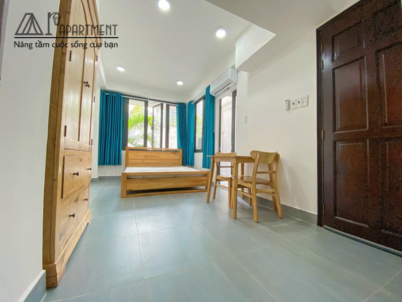 Studio ban công thang máy, mgr đi bộ đến metro văn thánh, thảo cầm viên, cầu thị nghe, sân golf him lam, cầu thị nghè giáp q1