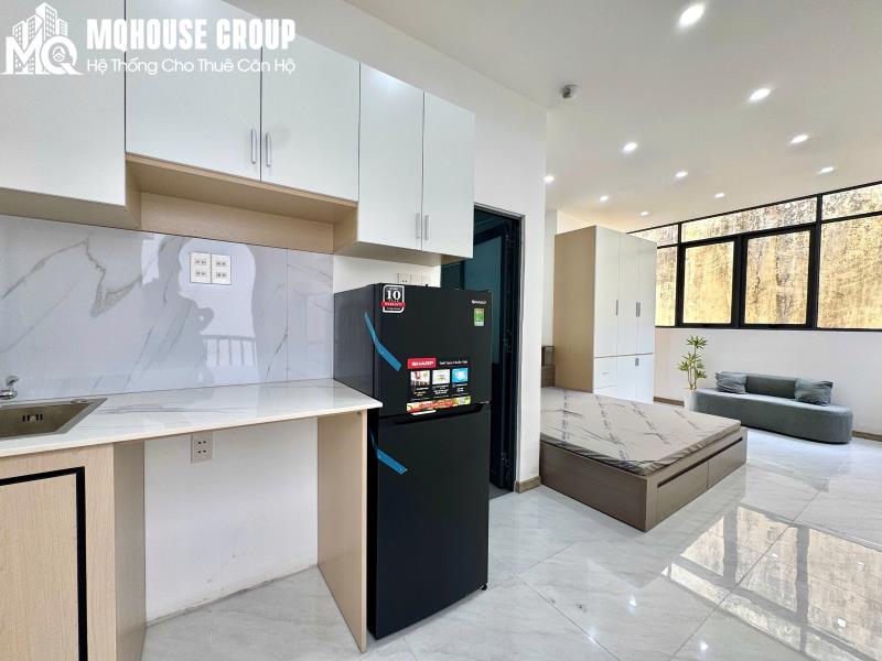 Khai trương studio ban công thang máy đường gần chợ bà chiểu, cầu bông, gần chợ tân định quận 1