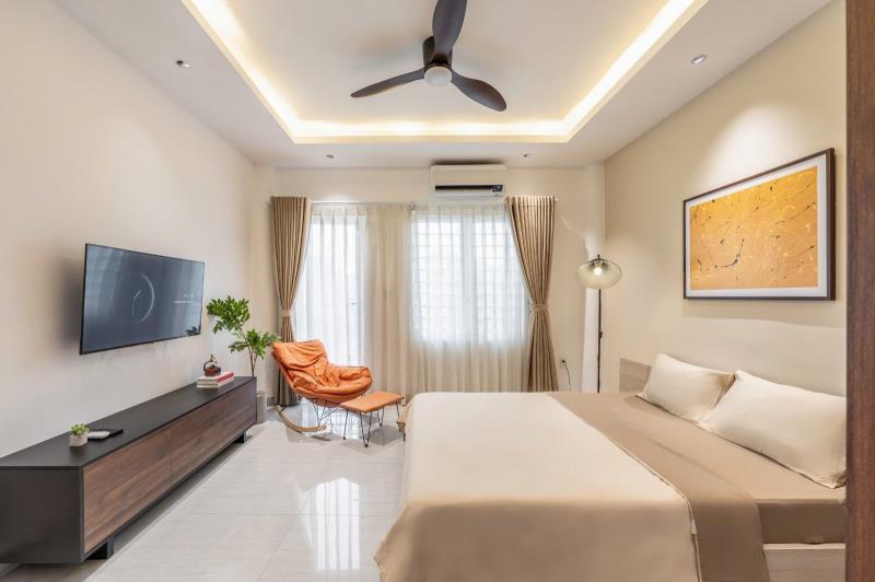 Căn hộ 1pn balcony lớn - tách bếp,  cầu thị nghè, ngã tư hàng xanh - 2