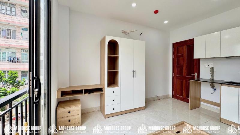 Cho thuê studio bình thạnh kê bên ngãy tư hàng xanh | full nội thất | ban công | gần hutech, uef | xô viết nghệ tĩnh - 4