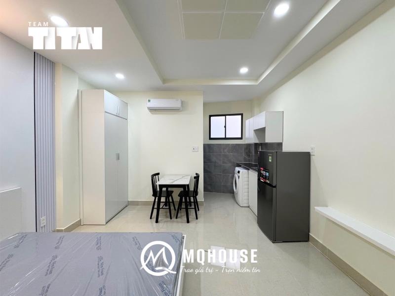 Căn hộ cửa sổ có máy giặt riêng gần trường đại học kinh tế tài chính marketing và trường đại học văn lang cơ sở 3 đường lê trực bình thạnh - 3