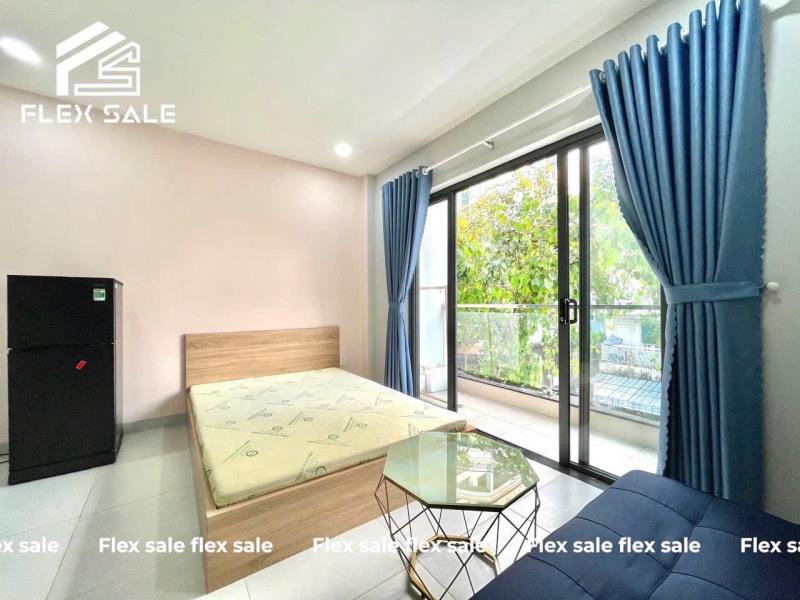 Studio ban công, thang máy đi bộ tới đại học hutech, ngoại thương, gtvt, đường d5, ung văn khiêm, ngã tư hàng xanh - 2
