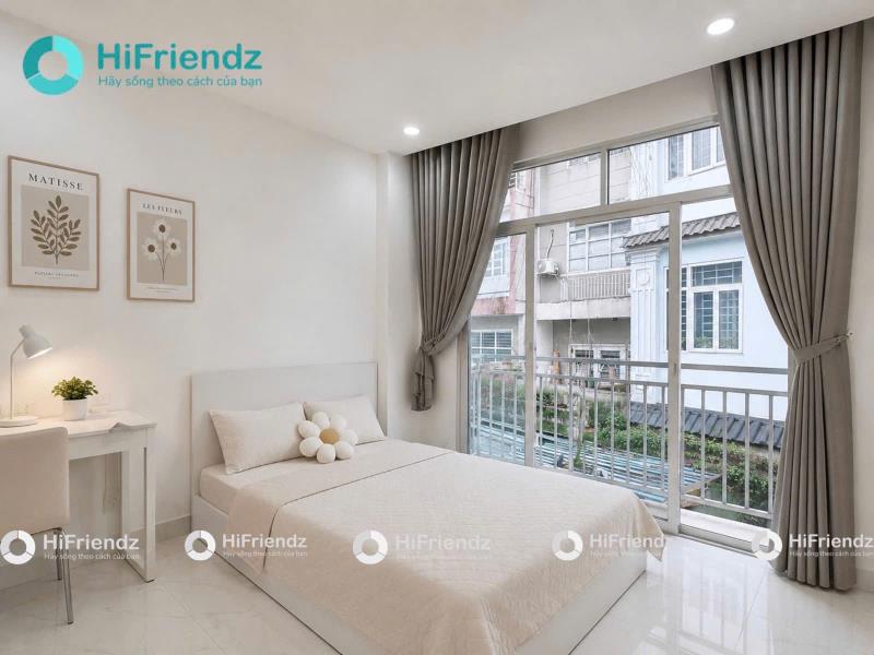 Studio ban công gần đại học văn lang, đường phan đăng lưu, hoàng hoa thám, cầu bông quận 1