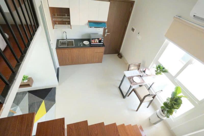 Duplex thang máy, hầm xe cửa sổ lớn đi bộ tới đại học hồng bàng, uef, hutech, bờ kè hoàng sa quận 1 - 4