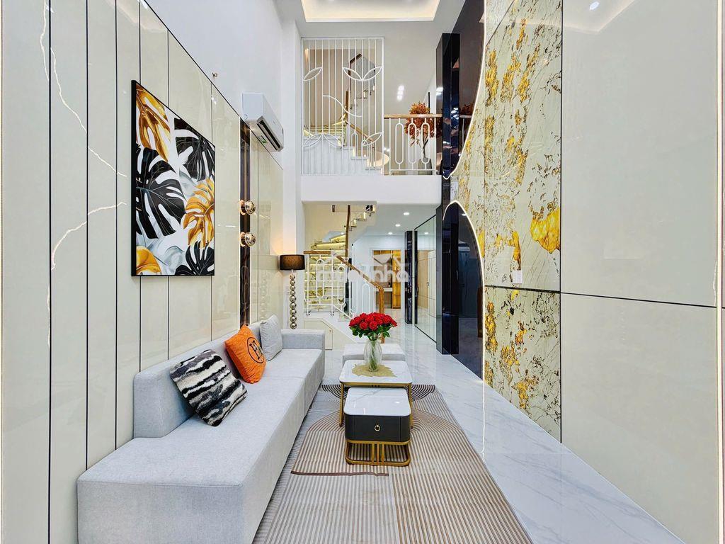 Nhà đẹp 42.5m2 nở hậu xây mới 5t, 4pn có pn trệt p. hạnh thông 7.5 tỷ - 2