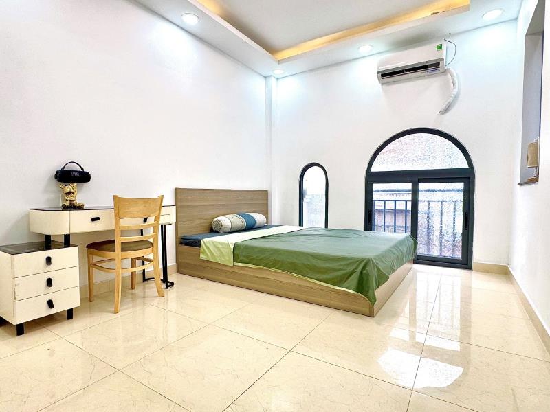 Cho thuê căn hộ full nội thất mới siêu đẹp gần uef, hutech, gtvt, hàng xanh- lê quang định, bình thạnh