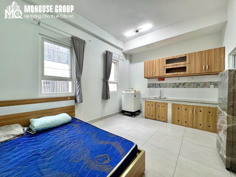 Cho thuê căn hộ studio ung văn khiêm bình thạnh gần hutech, ngoại thương, giao thông vận tải