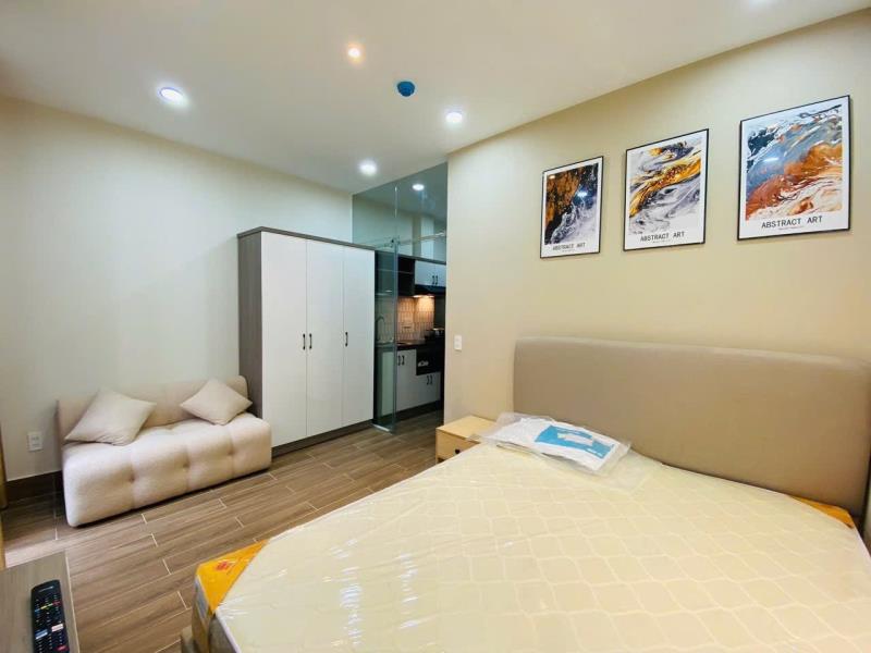 Căn hộ 1pn full nội thất đường trần bình trọng, quận bình thạnh