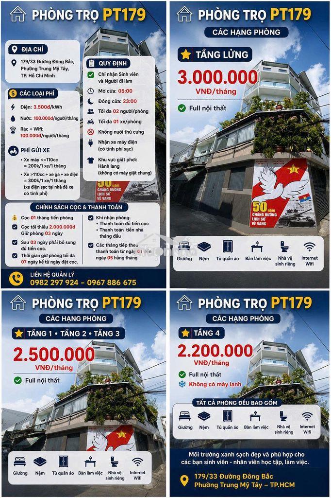 Phòng trọ sinh viên kế bên công viên phần mềm quang trung - 3