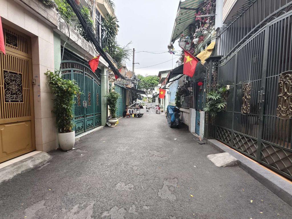 Bán tòa nhà hẻm 4m lý thái tổ q3 - đất 190m² - sàn 519m - 3