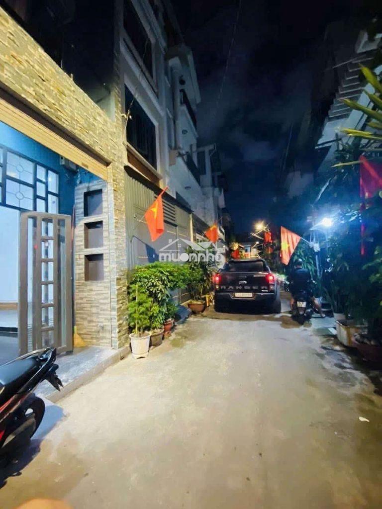 Nhà mới hẻm oto 3 pn nguyễn xí chỉ 18tr