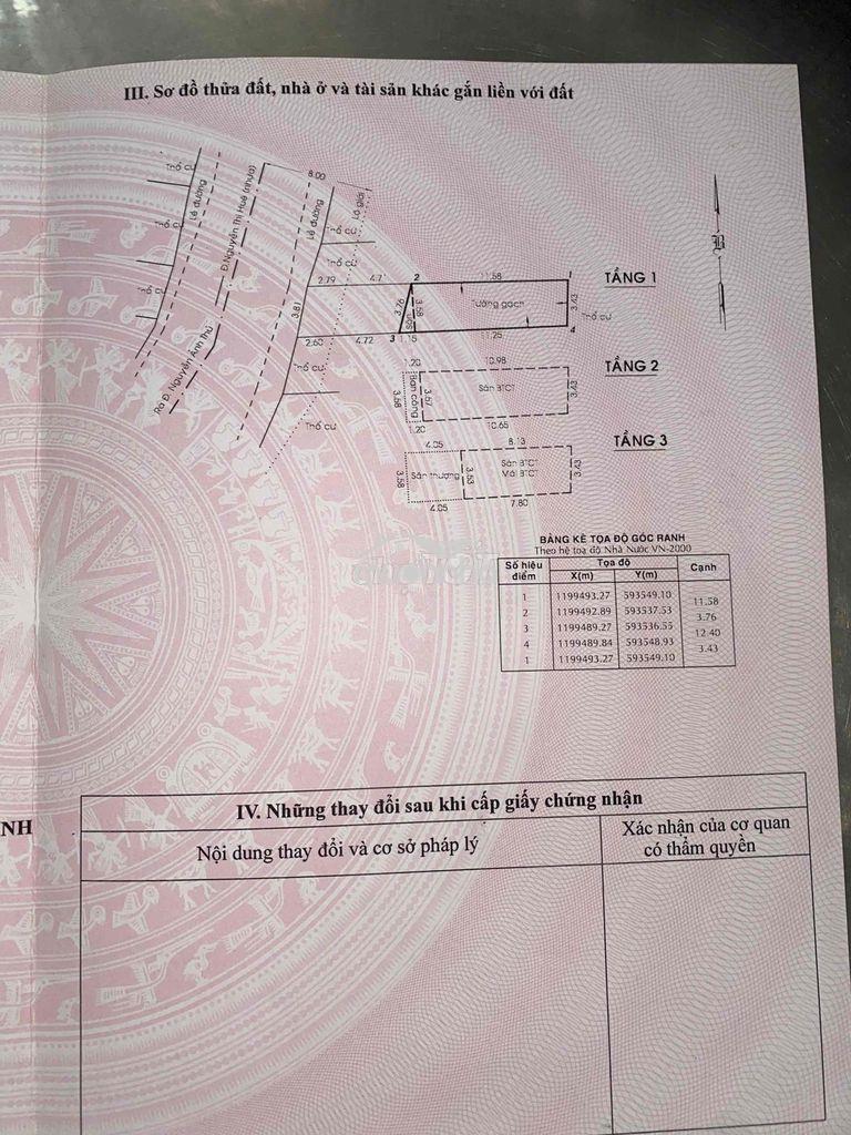 Bán nhà mặt tiền nguyễn thị huê - 4