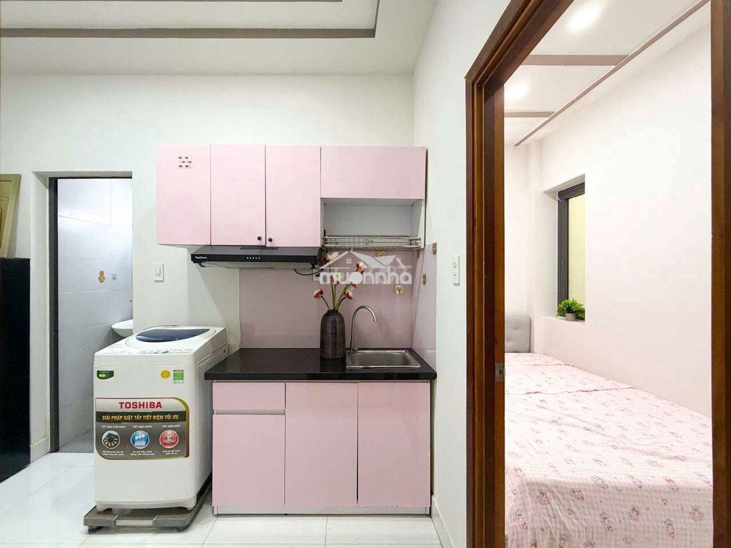 2 phòng ngủ-gần phan đăng lưu-tách bếp-thang máy-30m2-full nt - 4