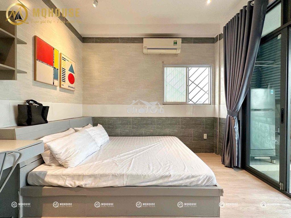 Căn hộ dịch vụ bancol tách bếp hoà bình 35m2 - 4