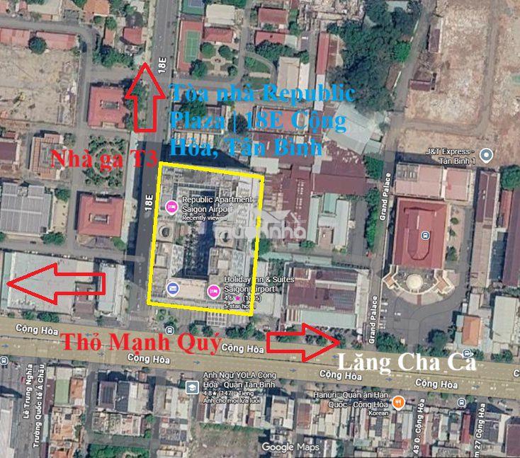 Bán căn hộ republic 18e cộng hoà tân bình - hđmb căn góc 52m2