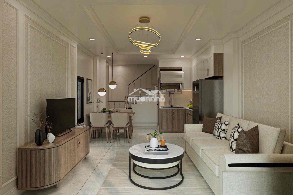 Nhà 3 tầng btct khu vip gần 40m2 ,ds 110m2 nội thất cao cấp - 2