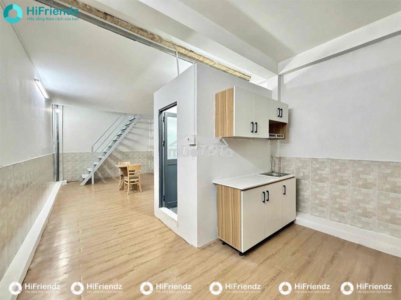 Duplex trệt lửng rộng 45m2 - full nội thất - gần etown cộng hoà