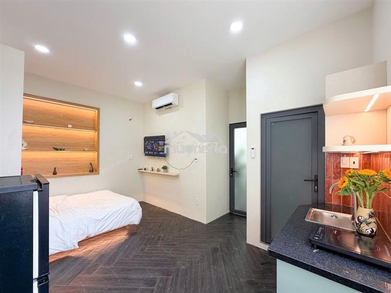 Studio full nt ngay cung đường mua sắm trần quang diệu mới như hình