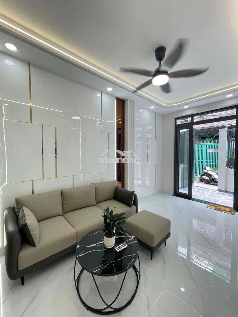 Nhà 4 tầng, 4 phòng ngủ, ngay cầu vượt cây gõ, quận 6 - 2