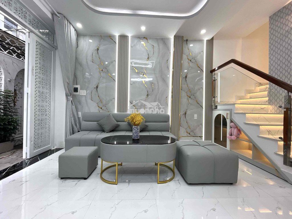 Bán nhà lầu đúc thật dt:4x7m 2tầng 2pn hẻm 1982 huỳnh tấn phát nhà bè. - 4