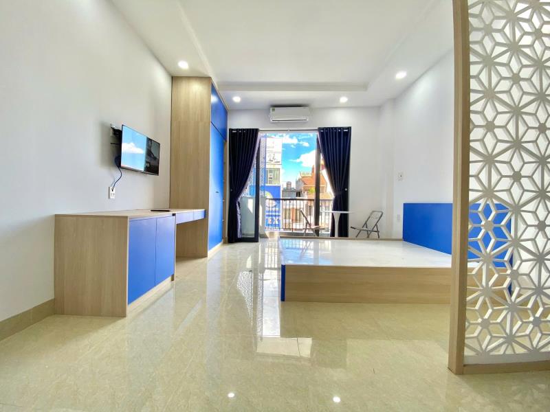 Cho thuê căn hộ tách bếp 40m2 full nội thất mới gần hutech, uef, hiu, uth- xô viết nghệ tĩnh, bình thạnh  - 2