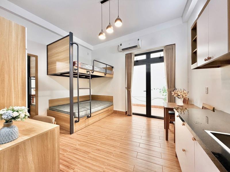 Căn hộ duplex, full nội thất ở được 4-5 người gần sân bay, công viên hoàn văn thụ, thuận tiện di chuyển sang phú nhuận, tân phú,...