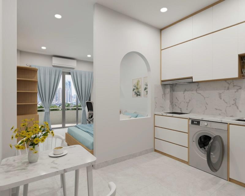 Khai trương căn hộ mới 100% – 1pn rộng 50m² – ban công thoáng – cách cầu thị nghè 5 phút - 2