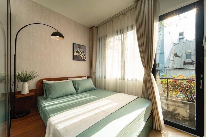 Cho thuê căn hộ 35m2 full nội thất nằm gần lotte mart, vivo city, đhufm đhtdt đh rmit đhntt tách bếp bancol quận 7 - 4