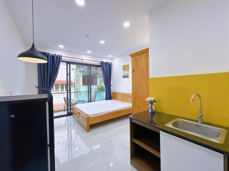 🏠 Căn hộ 35m2 - ban công, thang máy - full nội thất - gần đh văn lang