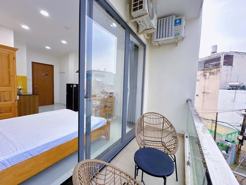 🏠 Căn hộ 35m2 - ban công, thang máy - full nội thất - gần đh văn lang - 4