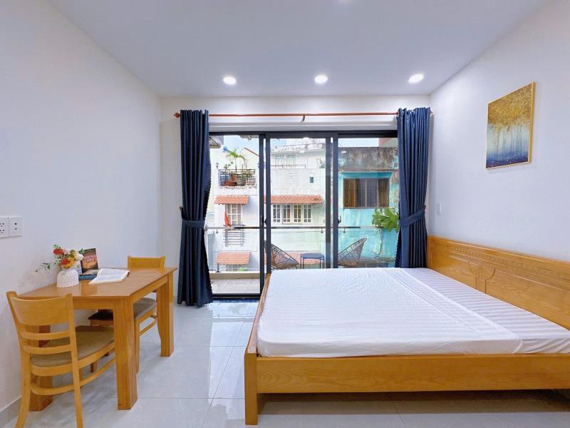 🏠 Căn hộ 35m2 - ban công, thang máy - full nội thất - gần đh văn lang - 3