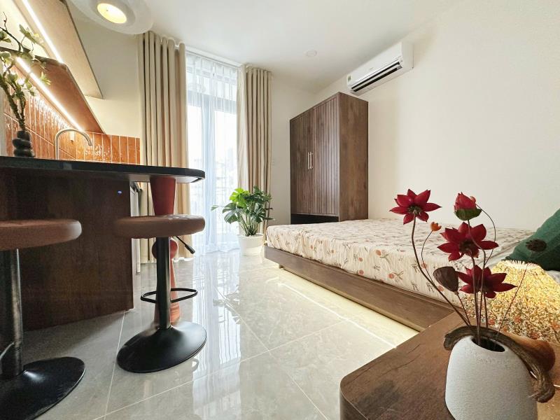 Full nội thất thang máy hầm e bacol, bảo vệ, ngay nơ trang long, qua quận 1,3,10 thuận tiện!  