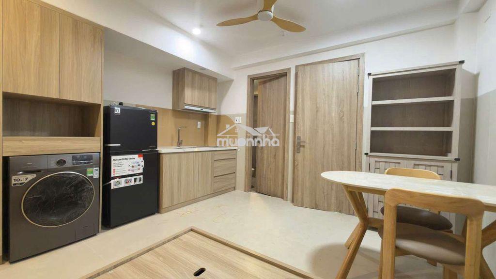 Studio mới 100% cửa sổ tone gỗ máy giặt riêng gần phạm văn đồng - 4