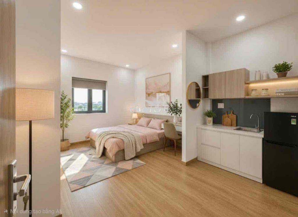 Studio tách bếp giá rẻ full nội thất decor siêu xinh quận 7 - 4