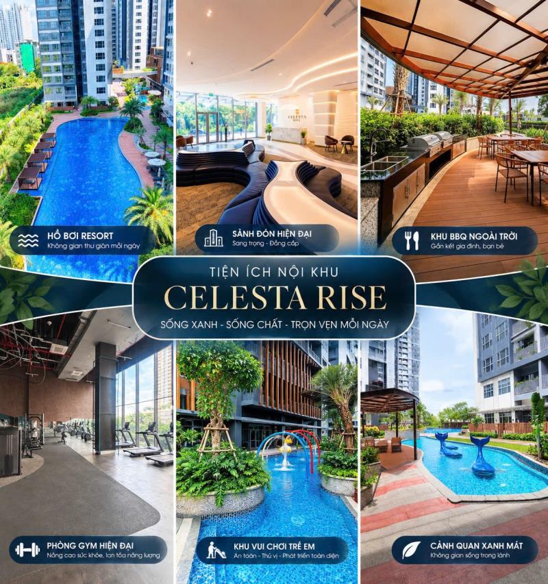 Celesta rise 2pn 80m² chỉ 5,49 tỷ – nhà thô dễ thiết kế – nhận nhà ngay alo : 0906233*** - 4