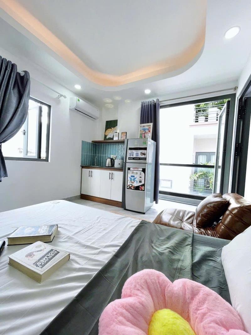 🏡 Căn hộ có ban công - 35m2 - full nội thất - gần đại học văn lang - 2