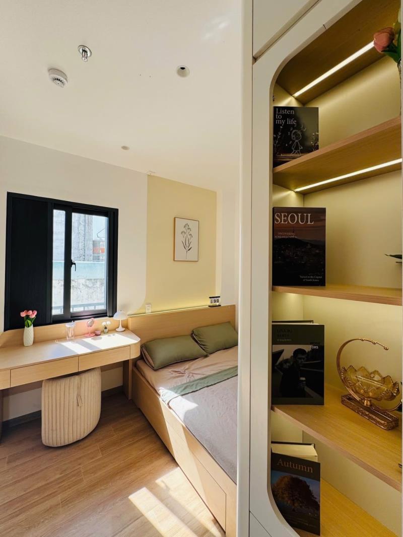 Cho thuê studio ban công 25m2 new 100% có thang máy ngay chợ bà chiểu - trường đại học văn lang - học viện cán bộ tphcm - 4