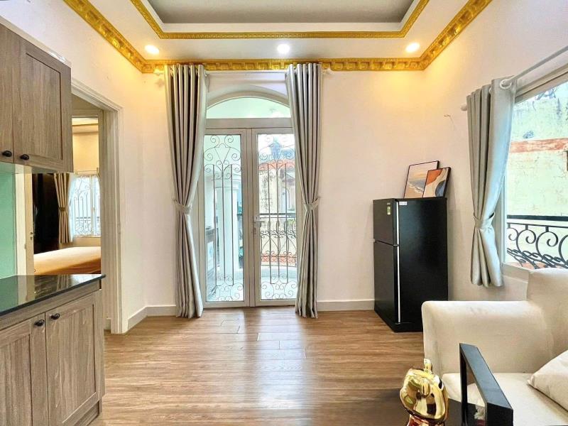 Cho thuê căn hộ dịch vụ, tách bếp, có ban công riêng cửa sổ siêu thoáng - phan đình phùng, phú nhuận, sát bên q1  - 2