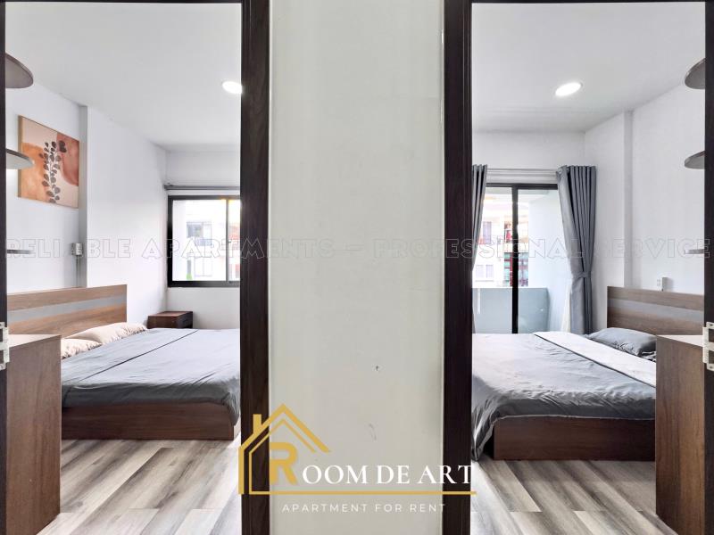 Cho thuê 2pn ban công rộng 40m2 ngay cầu thị nghè - cầu ba son - thảo cầm viên sg - 2