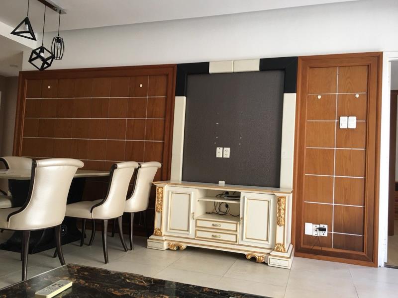 Cho thuê nhanh căn hộ hùng vương plaza, quận 5 - có suất ô tô - 132m² (3pn - 3wc) - full nội thất - 3