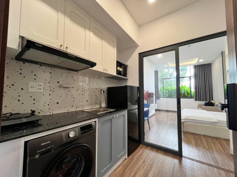 Căn hộ 1 phòng ngủ mới 100% xô viết nghệ tĩnh gần ngã tư hàng xanh phố đi bộ nguyễn huệ quận 1, 3 - 3