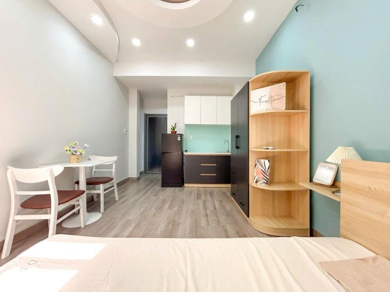 Studio bancon cửa sổ trời full nội thất tại quốc lộ 50 gần đh kinh tế ueh - 4